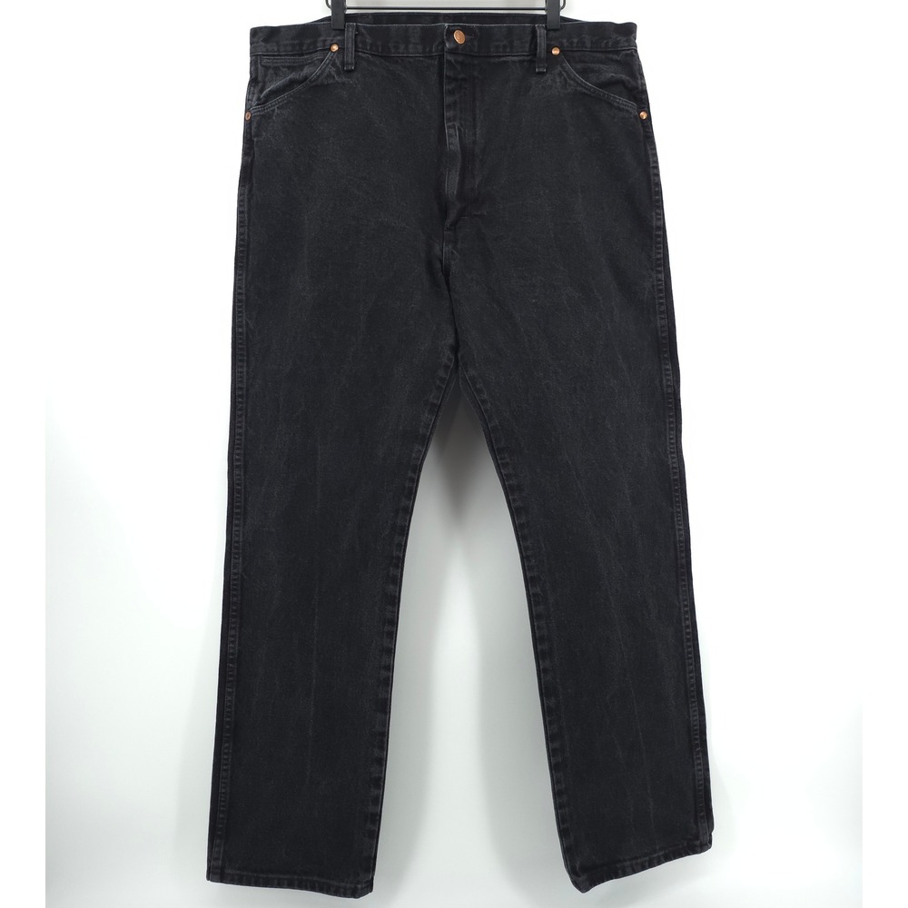 Wrangler 13MWZWK Men Cowboy Cut Jeans 42x34 Black Original Fit Denim